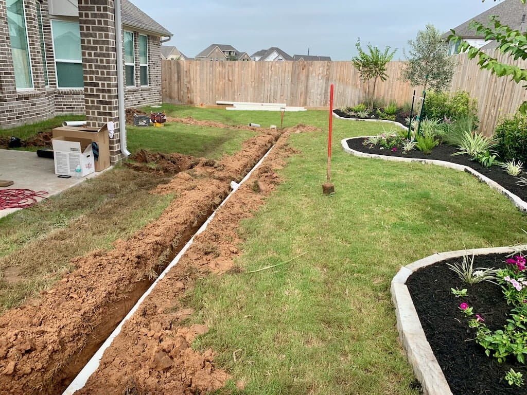 Custom French Drain Installation