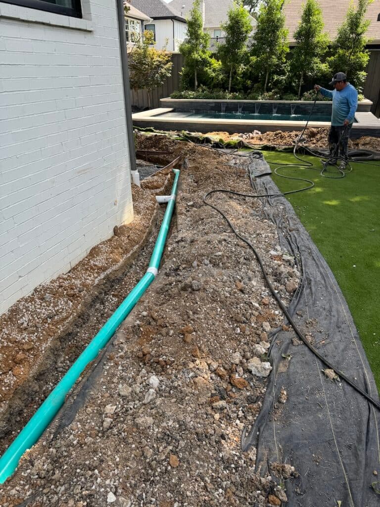 Gutter Drainage Solution